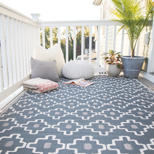 Grey Copenhagen Reversible Outdoor Floor Mat